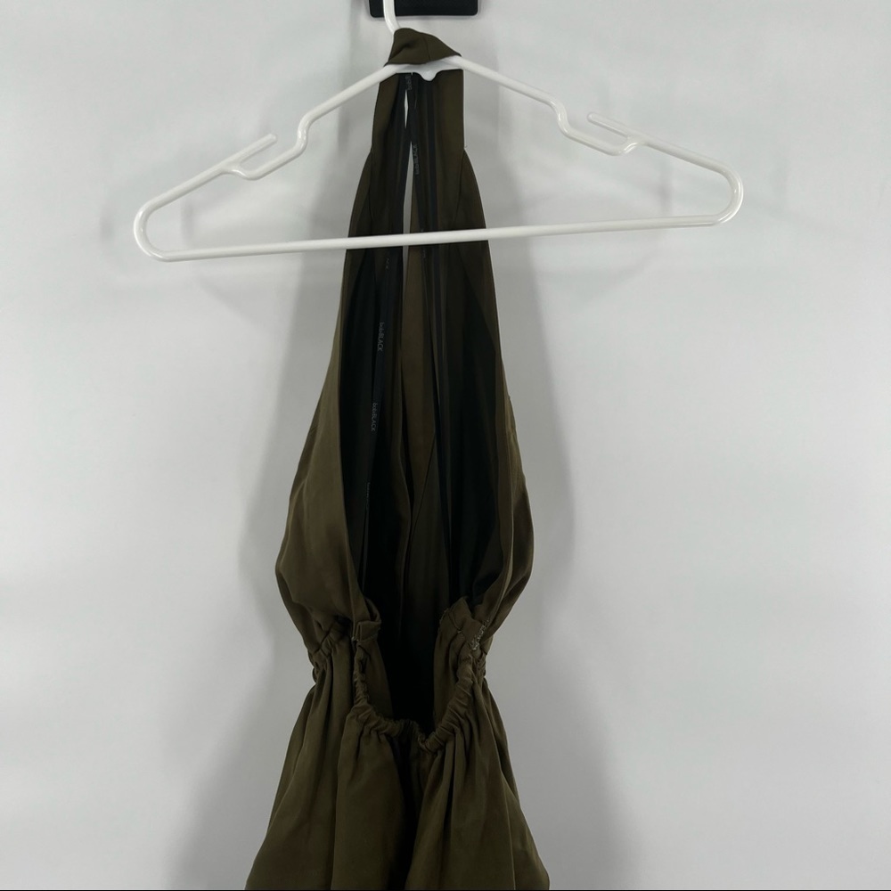Bobi Black tiered halter army green XS - Picture 7 of 12
